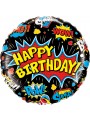 Balão Metalizado Aniversário Super Herói Qualatex – 1 unidade
