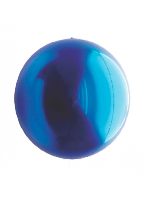 Balão Metalizado Esphera Globo Azul Escuro – 1 unidade