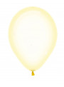 Balões de Látex Candy Colors Pastel Cristal Amarelo – 50 unidades