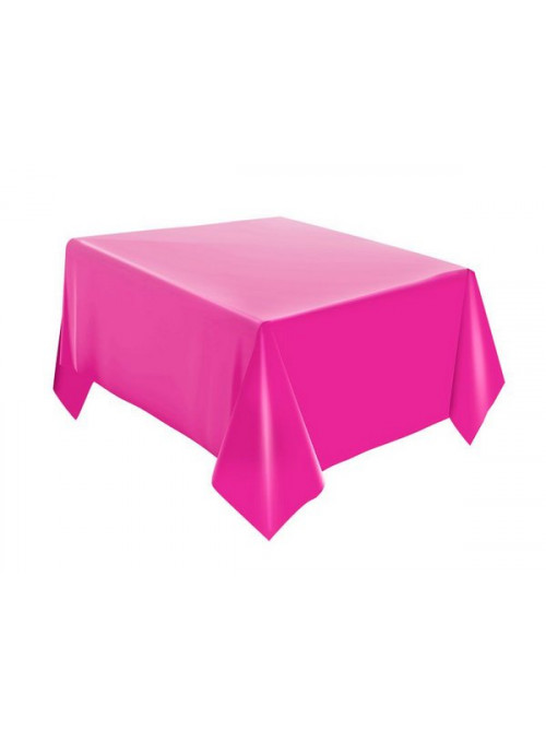 Toalha de Mesa Retangular Rosa Pink Descartáveis para Festa