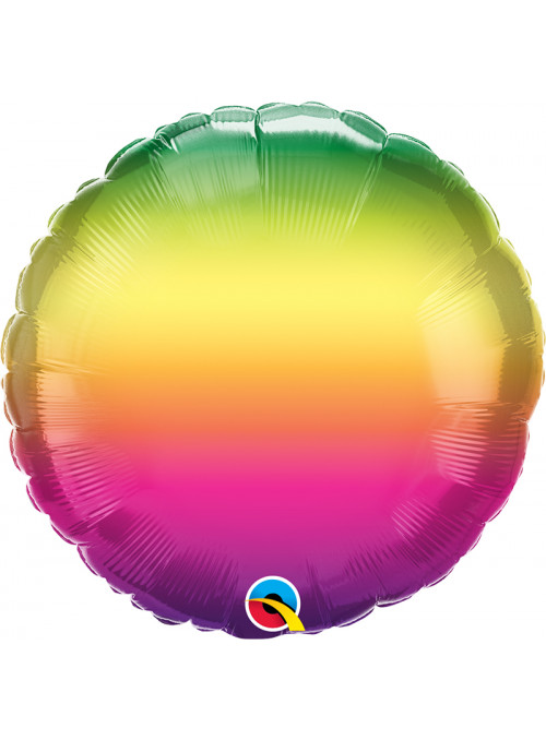 Balão Metalizado Marmorizado Vibrante Ombré – 1 unidade