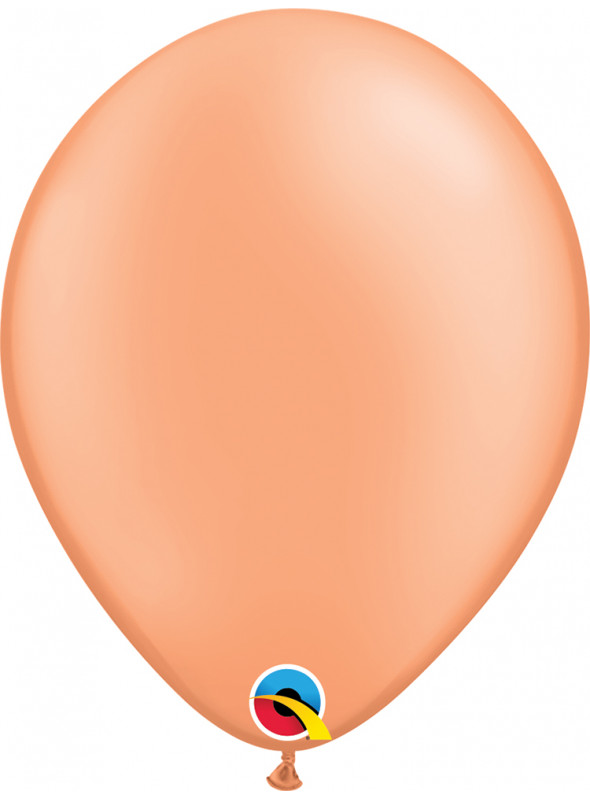 Balões de Látex Qualatex Neon Laranja – 5 unidades