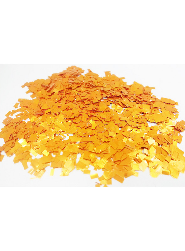 Confetes para Balão Mini Picadinho Laranja 25g – 1 pacote