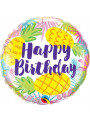 Balão Metalizado Aniversário Abacaxi Tropical – 1 unidade