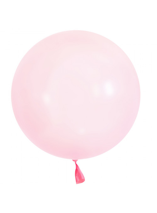 Balão Bubble Transparente Rosa 24 polegadas