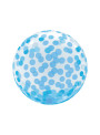 Balão Bubble Estampado Azul 18 polegadas