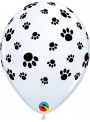 Bexiga Balão Patas Cachorro 11 Polegadas 28cm Qualatex 6 unidades