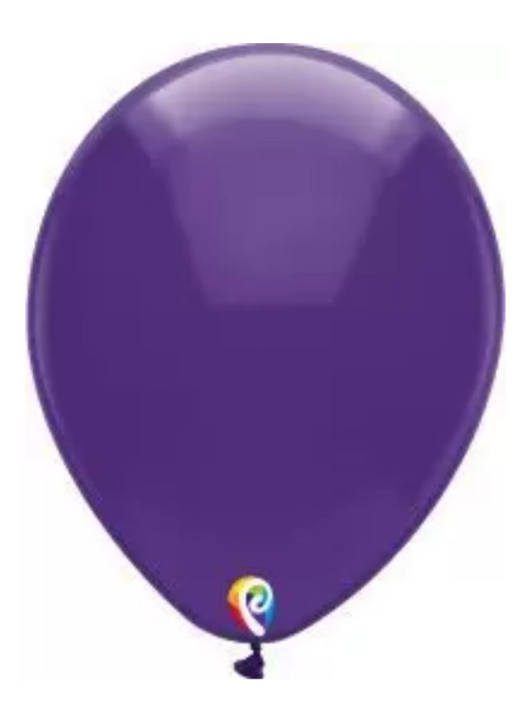 Balões Roxo 12 Polegadas 30cm Sensacional Qualatex – 15 unidades