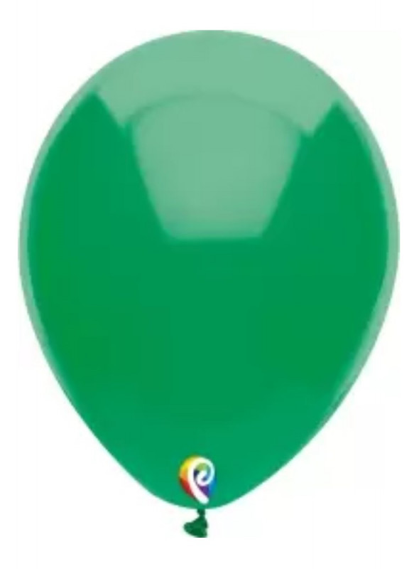 Balões Verde 12 Polegadas 30cm Sensacional Qualatex – 15 unidades