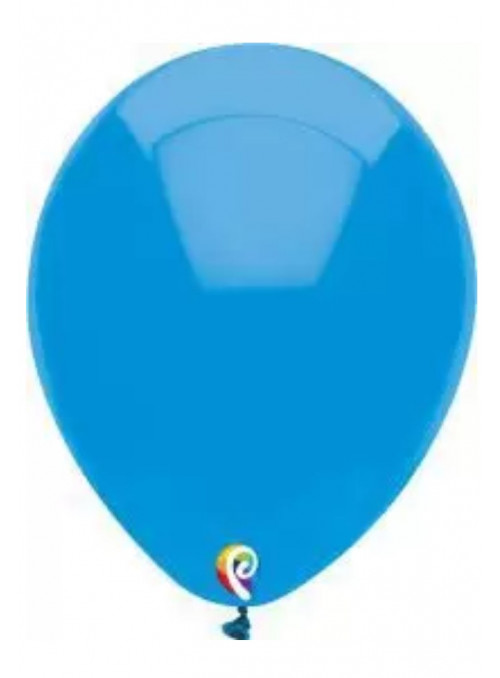 Balões Azul Oceano 12 Polegadas 30cm Sensacional Qualatex – 15 unidades