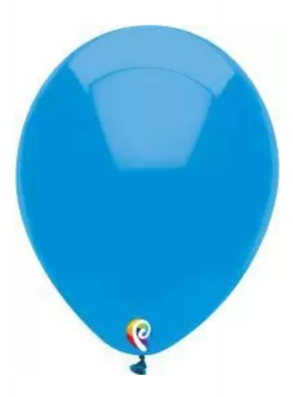 Balões Azul Oceano 12 Polegadas 30cm Sensacional Qualatex – 15 unidades