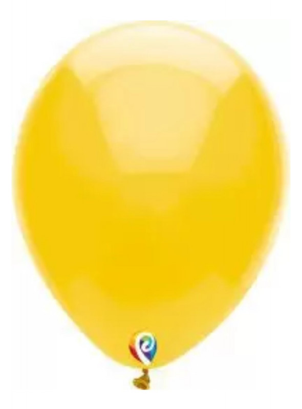 Balões Amarelo 12 Polegadas 30cm Sensacional Qualatex – 15 unidades