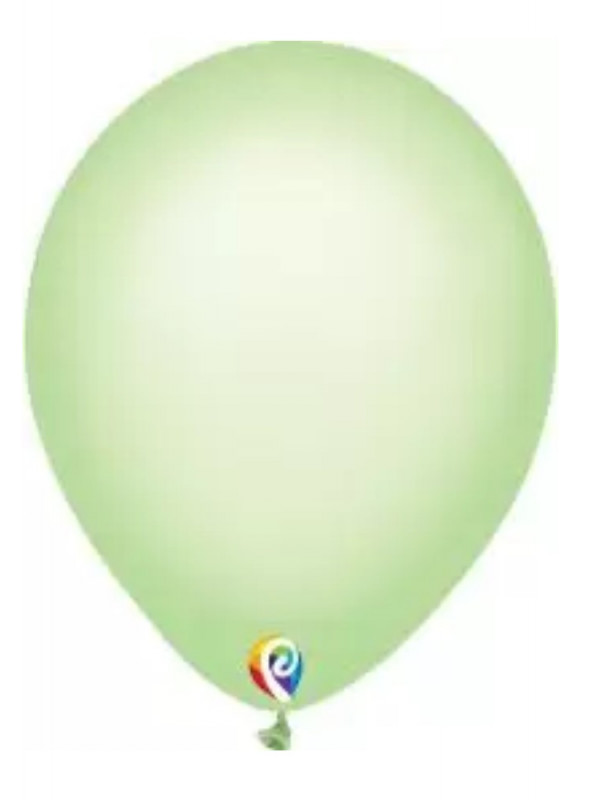 Balões Verde Neon 12 Polegadas 30cm Sensacional Qualatex – 15 unidades
