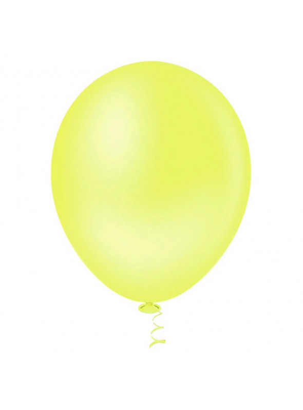 Balões Amarelo Neon 12 Polegadas 30cm Sensacional Qualatex – 15 unidades