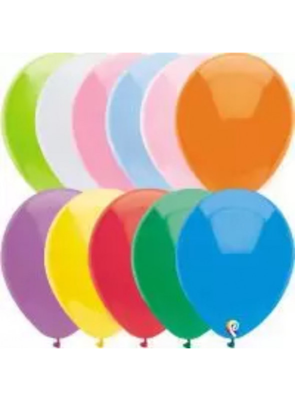 Balões Cores Sortidas 12 Polegadas 30cm Sensacional Qualatex – 15 unidades