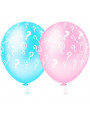 Balões de Látex Chá Revelação Rosa e Azul – 25 unidades