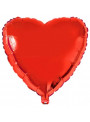 Balão Metalizado Coração Vermelha 18 Polegadas 45cm Cromus Balloons