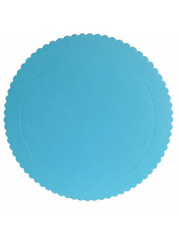 Cake Board Base para Bolo Azul Claro 24cm Silver Chef