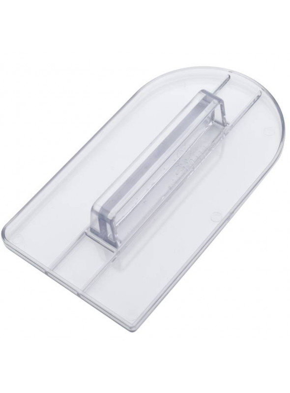 Alisador de Bolo Transparente Ponta Arredondada Confeitaria Silver Chef