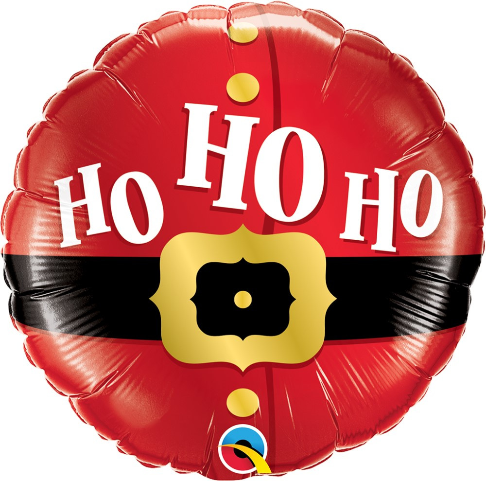 Balão Metalizado Natal Ho Ho Ho 46cm 18 Polegadas