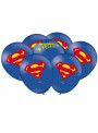 Balões de Látex Super Homem 9 Polegadas 23cm Festcolor 25 unidades