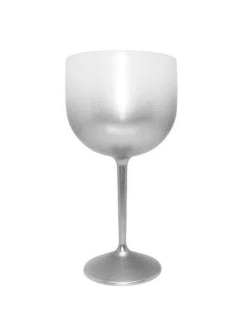 Taça de Gin Drink Degradê Prata 20cm de altura