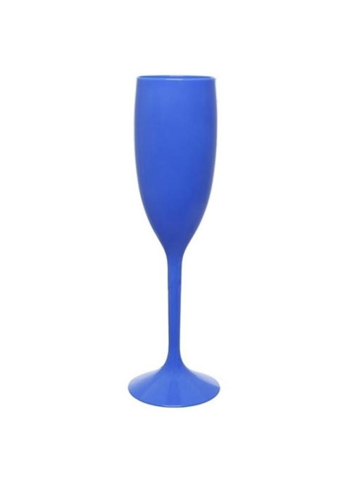 Taça de Champanhe Azul Royal Drink 20,5cm de Altura