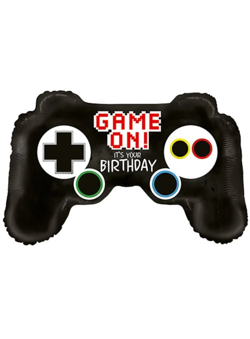 Balão Metalizado Aniversário Controle Vídeo Game 36 Polegadas 91cm