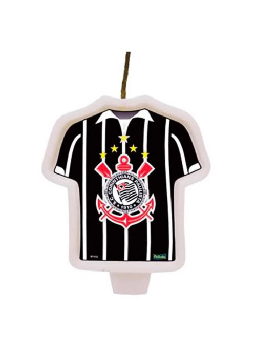 Vela de Aniversário Camisa Corinthians 8,0cm Festcolor