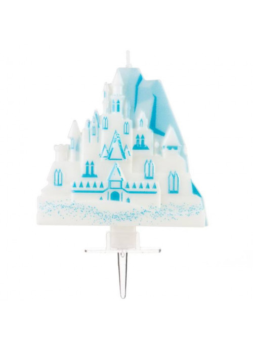 Vela de Aniversário Castelo de Neve 7,0cm Silver Festas