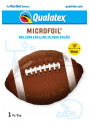Balão Metalizado Bola Futebol Americano 18 Polegadas 46cm Qualatex