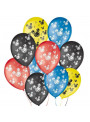 Balões de Látex Orelha de Rato Sortido 9 Polegadas 23cm São Roque 25 Unidades