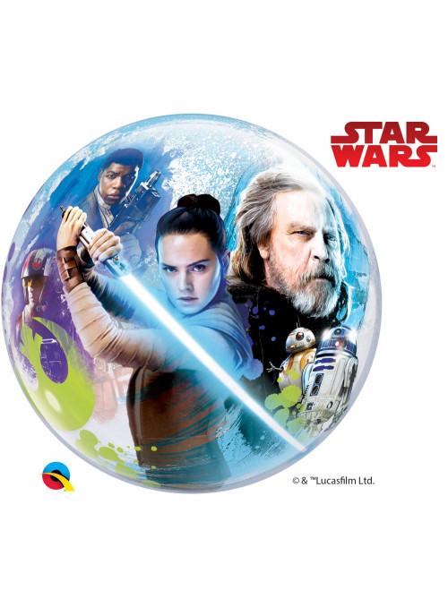 Balão Bubble Star Wars The Last Jedi 22 Polegadas 56cm Qualatex