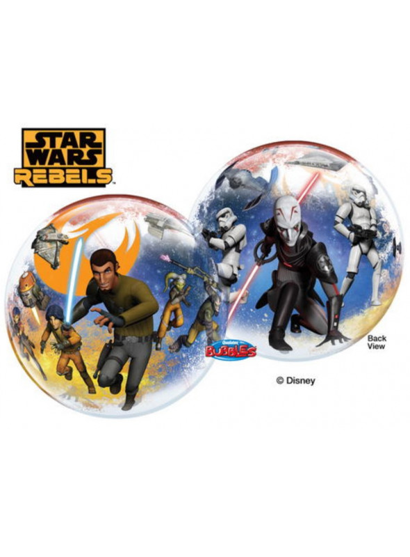 Balão Bubble Star Wars Rebels 22 Polegadas 56cm Qualatex