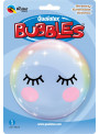 Balão Bubble Transparente Cílios 22 Polegadas 56cm Qualatex