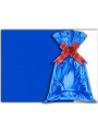 Saco para Presente Azul Metálico 30cm x 44cm Cromus 50 Unidades