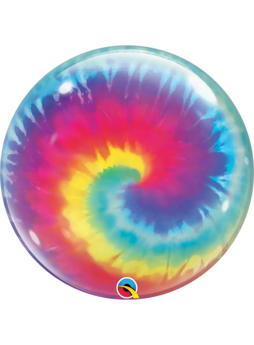 Balão Bubble Bolha Festa Tie Dye 22 Polegadas 56cm Qualatex