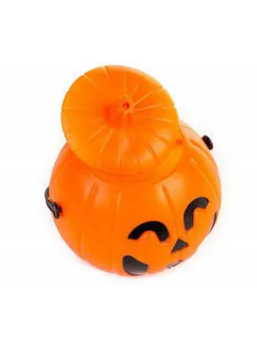 Balde com Tampa Abóbora Festa Halloween 12cm Silver Festas