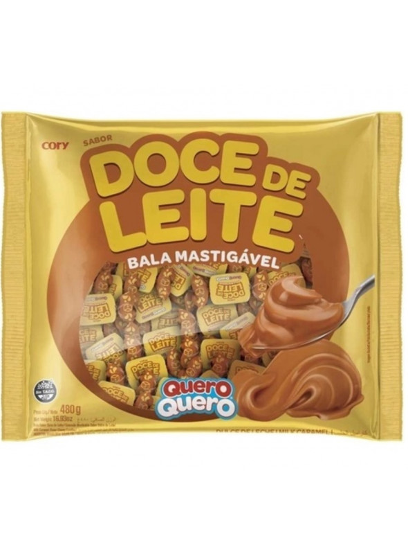 Bala Mastigável Doce de Leite Quero Quero 480g