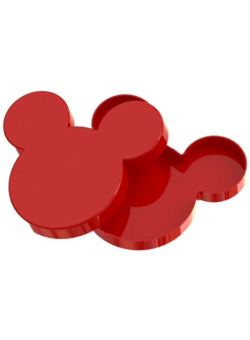 Lembrancinha de Festa Latinha Orelha do Mickey Vermelho 12 Unidades