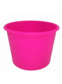 Lembrancinha de Festa Balde de Pipoca Rosa Pink 1,5l 10,5cm Mar Plásticos