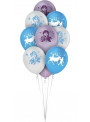 Balões de Látex Festa Frozen II 9 Polegadas 23cm Regina Festas 25 Unidades