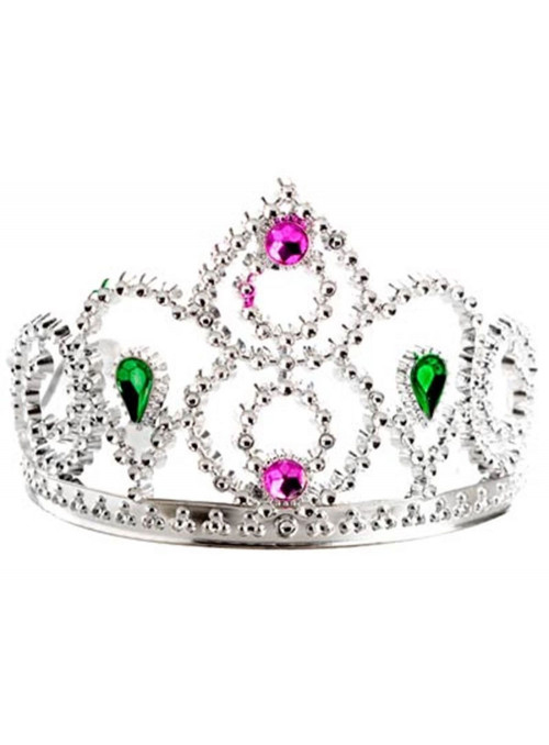 Adereço Coroa de Princesa Prata Modelos Sortidos Bazar 5 Unidades