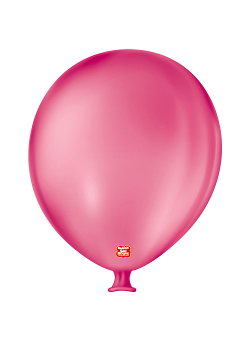 Balão de Látex Bexigão Gigante Rosa Pink 25 Polegadas 64cm São Roque