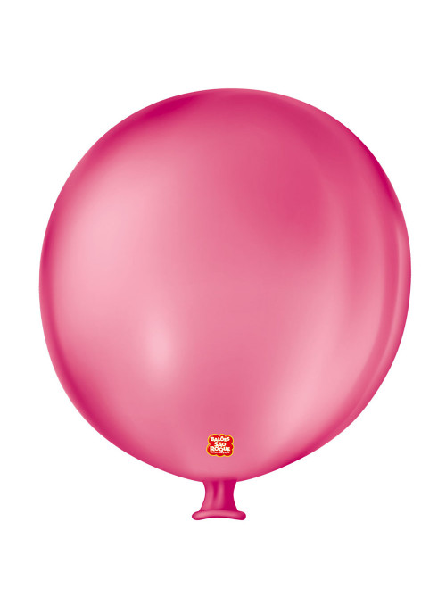 Balão de Látex Bexigão Super Gigante Rosa Pink 35 Polegadas 89cm São Roque