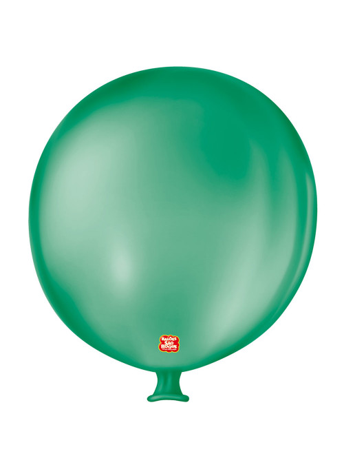 Balão de Látex Bexigão Super Gigante Verde Folha 35 Polegadas 89cm São Roque