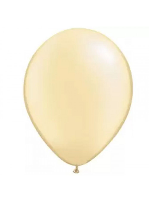 Balões de Látex Marfim Cintilante 12 Polegadas 30cm Sensacional Qualatex 15 Unid