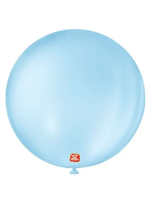 Balão de Látex Azul Baby 5 Polegadas 13cm São Roque 50 Unidades