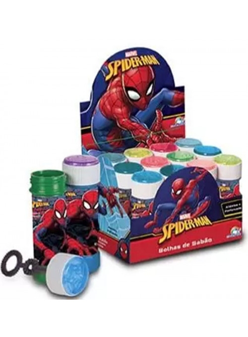 Lembrancinha Bolha de Sabão Homem Aranha 60ml Brasilflex 1 Unidade