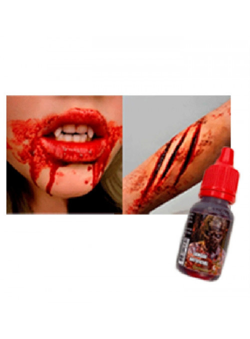 Sangue Artificial para Feridas Machucados Festa Halloween 15ml